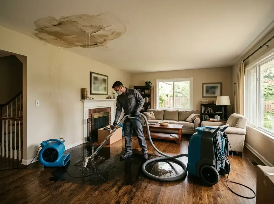 attic-pipe-burst-ceiling-drip-008 — frequently asked questions, Water Damage Restoration & Carpet Care in Cudahy, WI